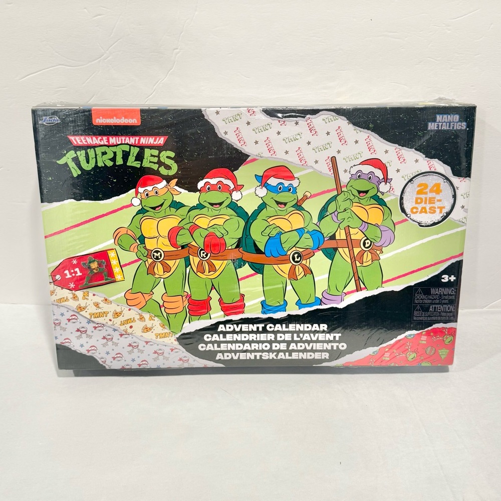 Jada Toys Nano Metalfigs Advent Calendar Multi-Color TMNT 24 Figures Collector